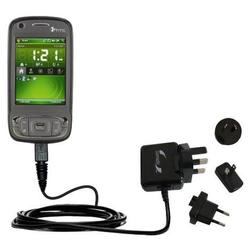 Gomadic International Wall / AC Charger for the HTC P4550 - Brand w/ TipExchange Technology