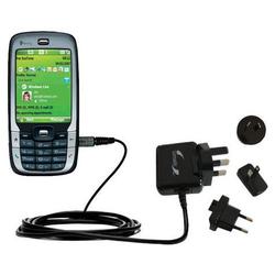 Gomadic International Wall / AC Charger for the HTC S710 - Brand w/ TipExchange Technology