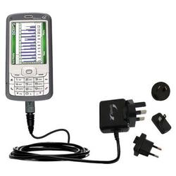 Gomadic International Wall / AC Charger for the HTC S720 - Brand w/ TipExchange Technology