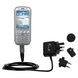 Gomadic International Wall / AC Charger for the HTC Tornado - Brand w/ TipExchange Technology