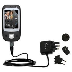 Gomadic International Wall / AC Charger for the HTC Touch Dual - Brand w/ TipExchange Technology
