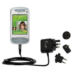 Gomadic International Wall / AC Charger for the HTC TyTN - Brand w/ TipExchange Technology