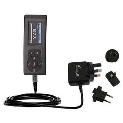 Gomadic International Wall / AC Charger for the Insignia NS-DA1G Sport - Brand w/ TipExchange Techno