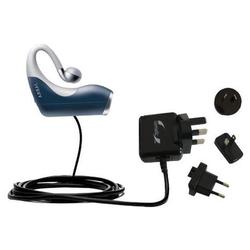 Gomadic International Wall / AC Charger for the Jabra BT110 - Brand w/ TipExchange Technology