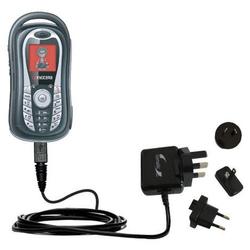 Gomadic International Wall / AC Charger for the Kyocera Strobe - Brand w/ TipExchange Technology
