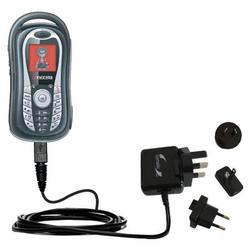 Gomadic International Wall / AC Charger for the Kyocera Strobe - Brand w/ TipExchange Technology