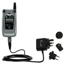Gomadic International Wall / AC Charger for the Kyocera Xcursion - Brand w/ TipExchange Technology
