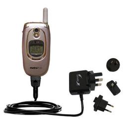 Gomadic International Wall / AC Charger for the LG AX-4270 - Brand w/ TipExchange Technology