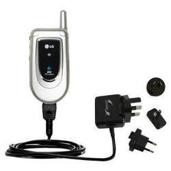 Gomadic International Wall / AC Charger for the LG G4020 - Brand w/ TipExchange Technology