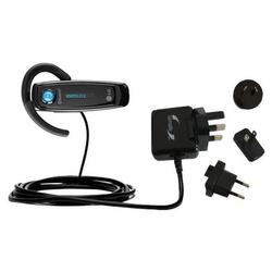 Gomadic International Wall / AC Charger for the LG HBM-500 - Brand w/ TipExchange Technology