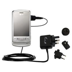 Gomadic International Wall / AC Charger for the LG KG970 Shine - Brand w/ TipExchange Technology