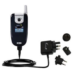 Gomadic International Wall / AC Charger for the LG LX-350 - Brand w/ TipExchange Technology