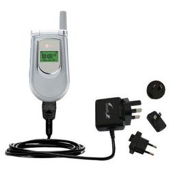 Gomadic International Wall / AC Charger for the LG VX4500 - Brand w/ TipExchange Technology