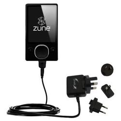 Gomadic International Wall / AC Charger for the Microsoft Zune 80GB 2nd Gen - Brand w/ TipExchange T