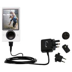 Gomadic International Wall / AC Charger for the Microsoft Zune - Brand w/ TipExchange Technology