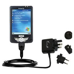 Gomadic International Wall / AC Charger for the Mio Technology DigiWalker 336i - Brand w/ TipExchang