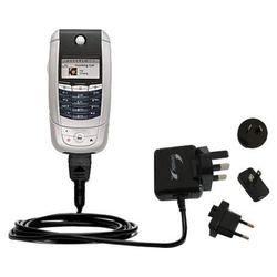 Gomadic International Wall / AC Charger for the Motorola A780 - Brand w/ TipExchange Technology