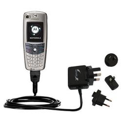 Gomadic International Wall / AC Charger for the Motorola A845 - Brand w/ TipExchange Technology