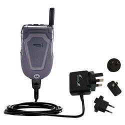 Gomadic International Wall / AC Charger for the Motorola Blend - Brand w/ TipExchange Technology