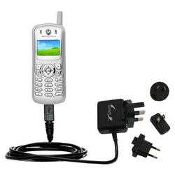 Gomadic International Wall / AC Charger for the Motorola C343c - Brand w/ TipExchange Technology