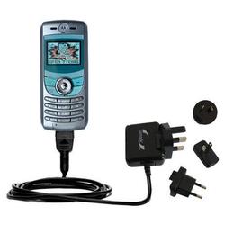 Gomadic International Wall / AC Charger for the Motorola C550 - Brand w/ TipExchange Technology
