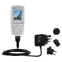Gomadic International Wall / AC Charger for the Motorola C975 - Brand w/ TipExchange Technology