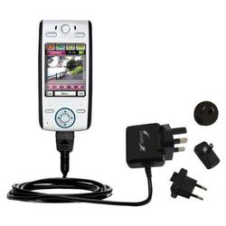 Gomadic International Wall / AC Charger for the Motorola E680 - Brand w/ TipExchange Technology