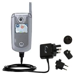 Gomadic International Wall / AC Charger for the Motorola Hollywood E816 - Brand w/ TipExchange Techn