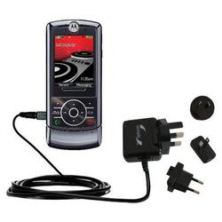 Gomadic International Wall / AC Charger for the Motorola MOTOROKR Z6m - Brand w/ TipExchange Technol