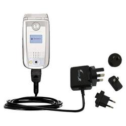 Gomadic International Wall / AC Charger for the Motorola MPx220 - Brand w/ TipExchange Technology