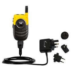 Gomadic International Wall / AC Charger for the Motorola i530 - Brand w/ TipExchange Technology