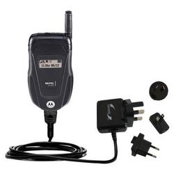 Gomadic International Wall / AC Charger for the Motorola ic502 - Brand w/ TipExchange Technology