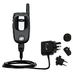 Gomadic International Wall / AC Charger for the Nextel i710 - Brand w/ TipExchange Technology