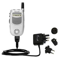 Gomadic International Wall / AC Charger for the Nextel i730 - Brand w/ TipExchange Technology