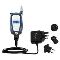 Gomadic International Wall / AC Charger for the Nextel i760 - Brand w/ TipExchange Technology