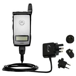 Gomadic International Wall / AC Charger for the Nextel i830 - Brand w/ TipExchange Technology