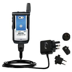 Gomadic International Wall / AC Charger for the Nextel i860 - Brand w/ TipExchange Technology