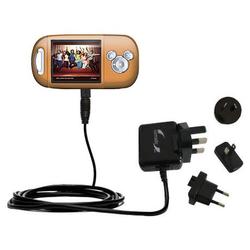 Gomadic International Wall / AC Charger for the Nickelodean Mix Max Player - Brand w/ TipExchange Te