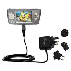 Gomadic International Wall / AC Charger for the Nickelodean Spongebob Squarepants Multimedia Player - Gomadi