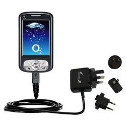 Gomadic International Wall / AC Charger for the O2 XDA Atom - Brand w/ TipExchange Technology