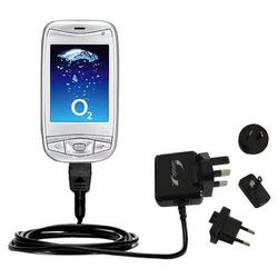Gomadic International Wall / AC Charger for the O2 XDA Mini Pro - Brand w/ TipExchange Technology