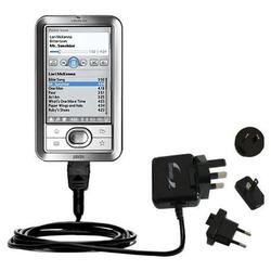 Gomadic International Wall / AC Charger for the PalmOne LifeDrive - Brand w/ TipExchange Technology