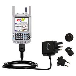 Gomadic International Wall / AC Charger for the PalmOne Treo 300 - Brand w/ TipExchange Technology