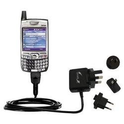 Gomadic International Wall / AC Charger for the PalmOne Treo 700p - Brand w/ TipExchange Technology
