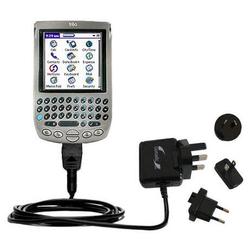 Gomadic International Wall / AC Charger for the PalmOne Treo 90 - Brand w/ TipExchange Technology