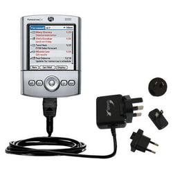 Gomadic International Wall / AC Charger for the PalmOne Tungsten T2 - Brand w/ TipExchange Technolog
