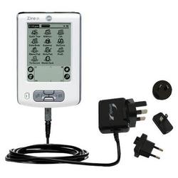 Gomadic International Wall / AC Charger for the PalmOne Zire 21 - Brand w/ TipExchange Technology