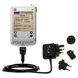 Gomadic International Wall / AC Charger for the PalmOne i705 - Brand w/ TipExchange Technology