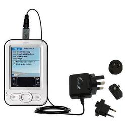 Gomadic International Wall / AC Charger for the PalmOne z22 - Brand w/ TipExchange Technology
