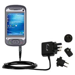 Gomadic International Wall / AC Charger for the Qtek 9600 - Brand w/ TipExchange Technology